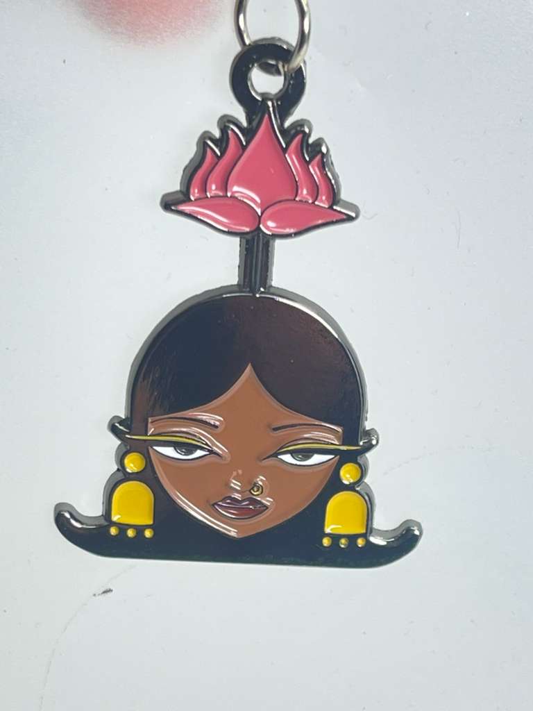 Eliza- keychain charm