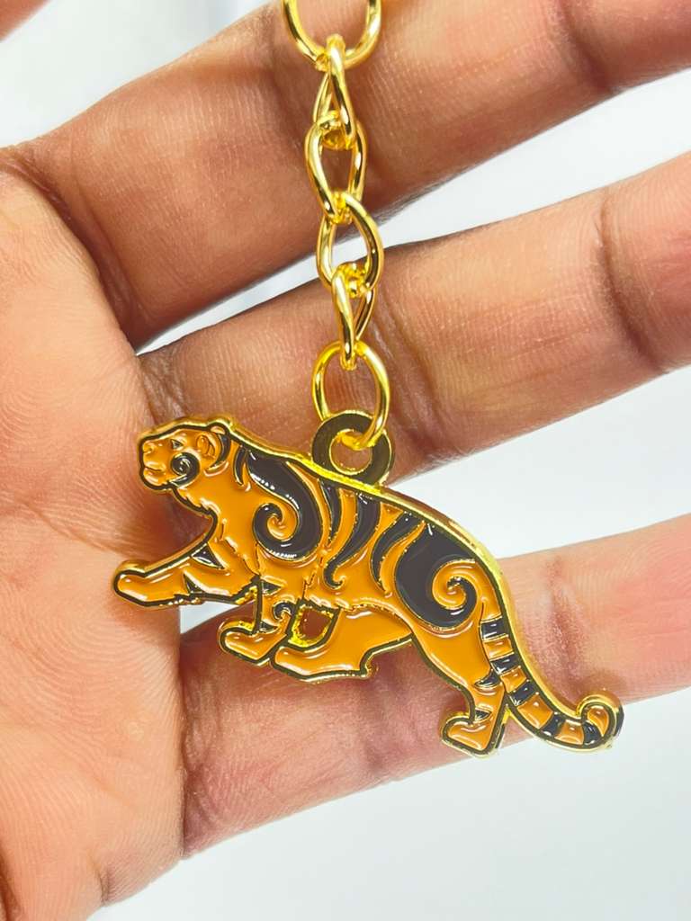 Tiger- keychain charm