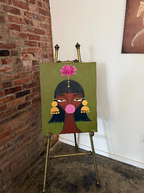 Bubble girl - original painting