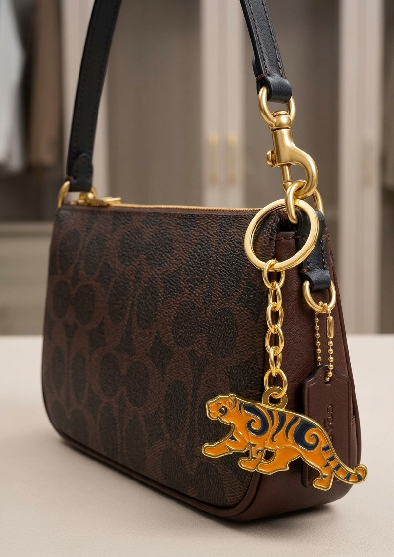 Tiger- keychain charm