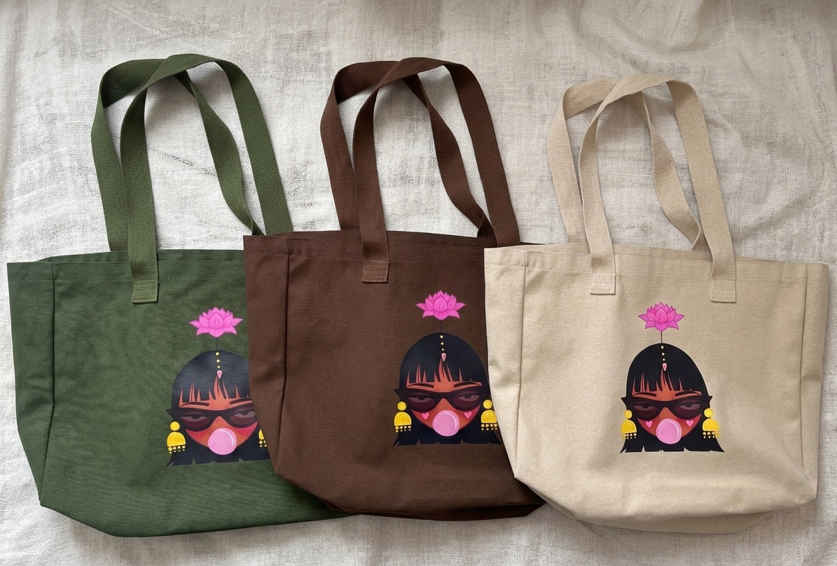 auntie behavior tote bag