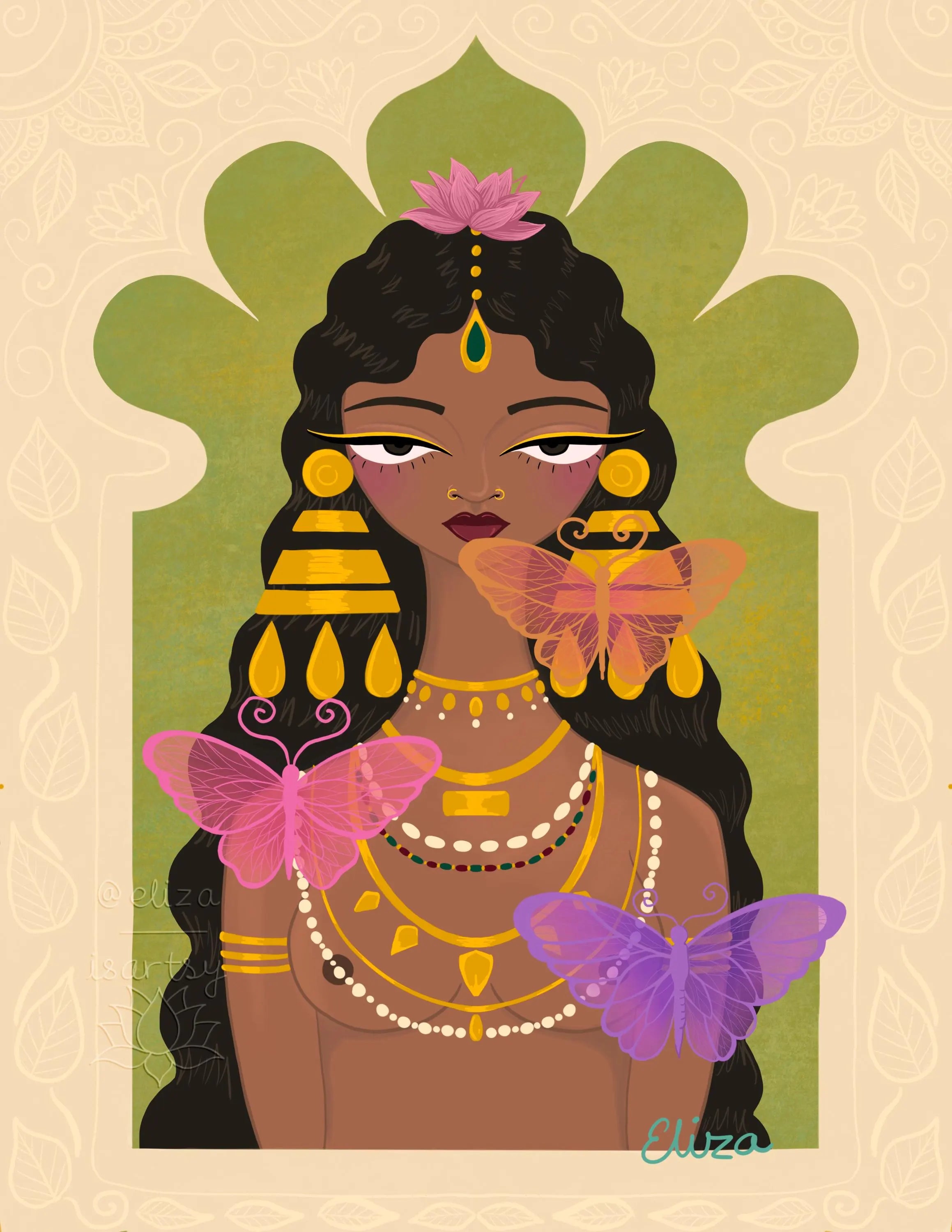 Butterfly Dream Girl-Print