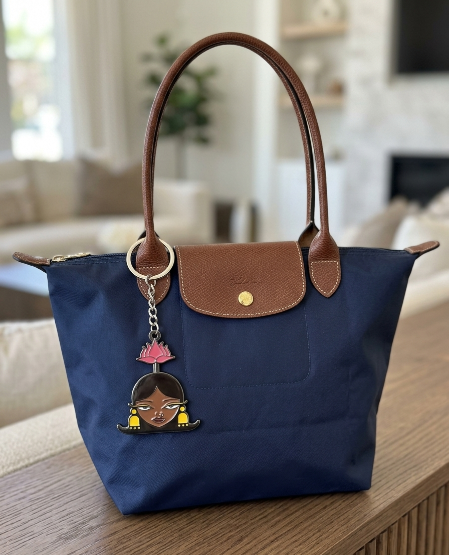 Eliza- keychain charm